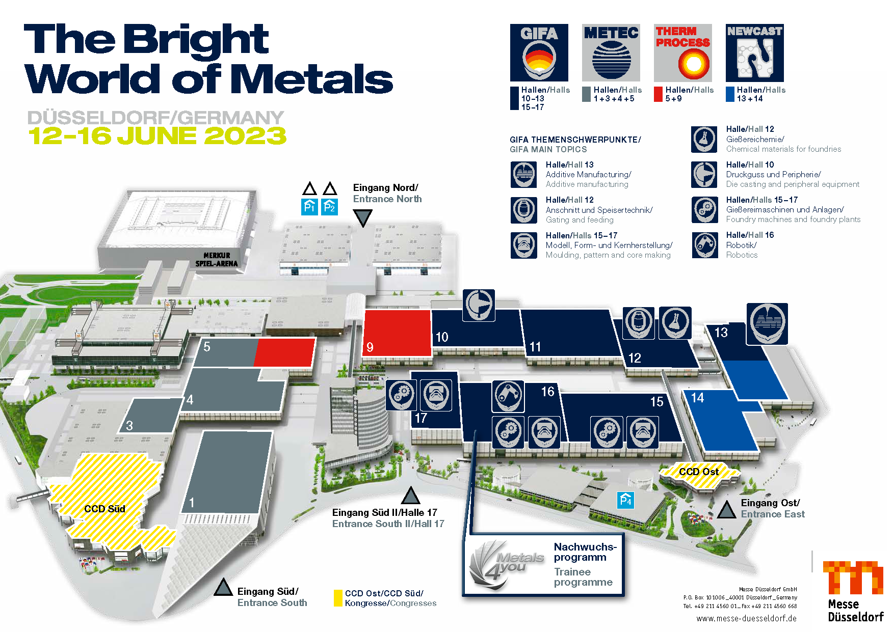 GMTN2023系列展以“璀璨金屬世界”為主題，覆蓋了鑄造技術、精密鑄件、冶金及熱處理技術四大板塊