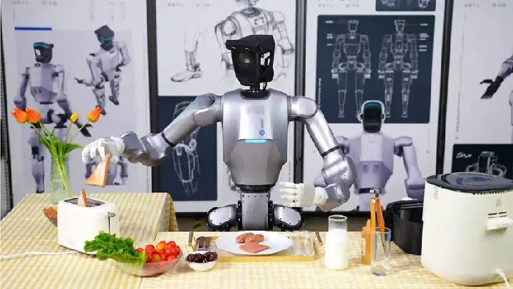 全球首款最像人的機器人絲滑做早餐